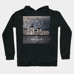 Hungarian Parliament in the Rain Hoodie